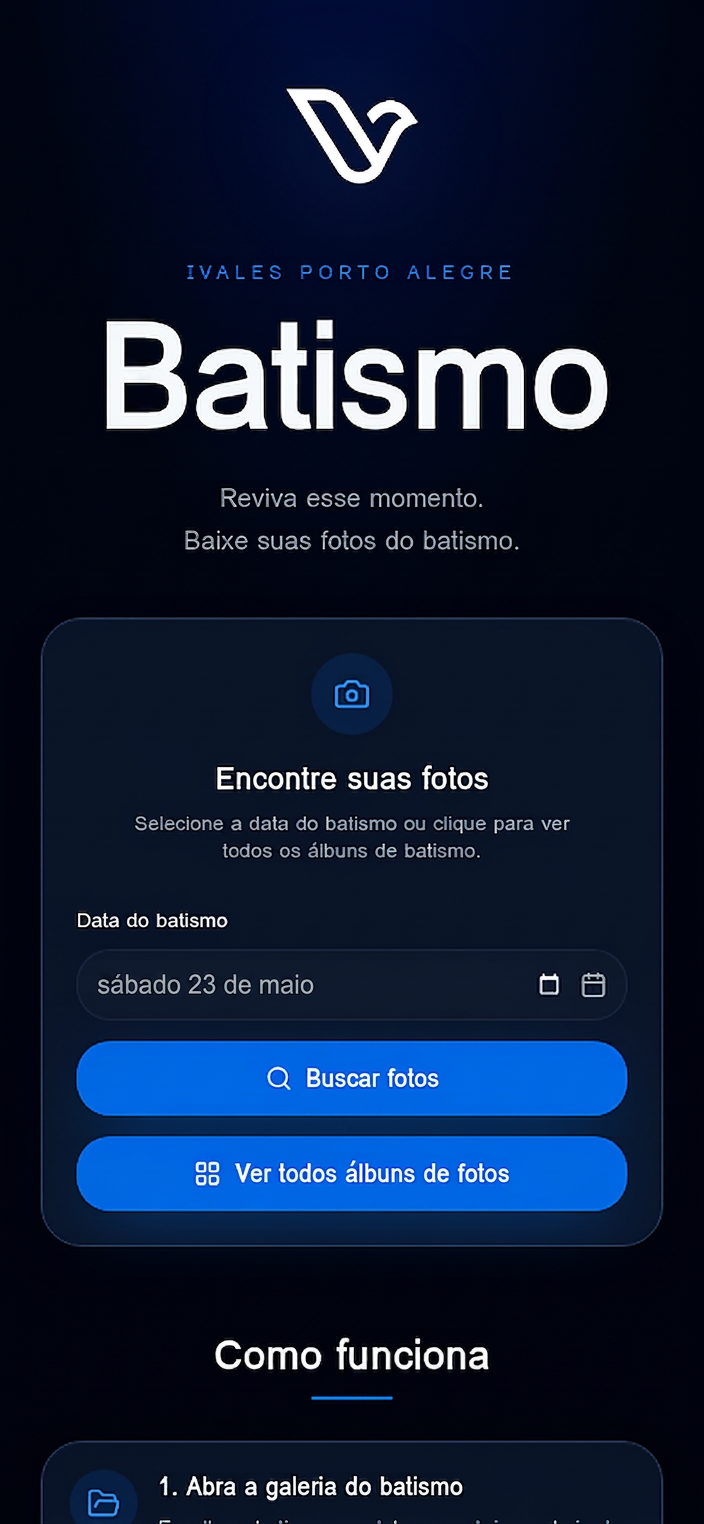 Site Batismo iVales